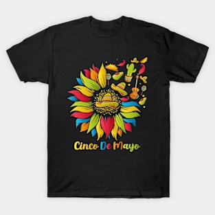 Sunflower Cinco De Mayo 2024 T-Shirt